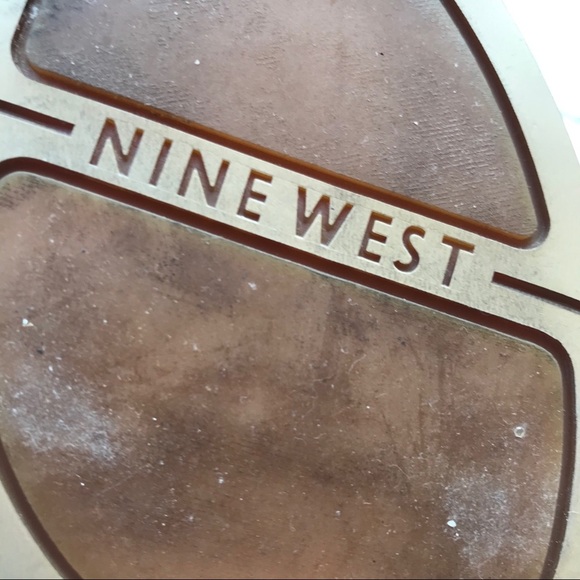 Nine West Larysa Wedge Size 10 Black and White Snake Print Platform Heels - Picture 6 of 7